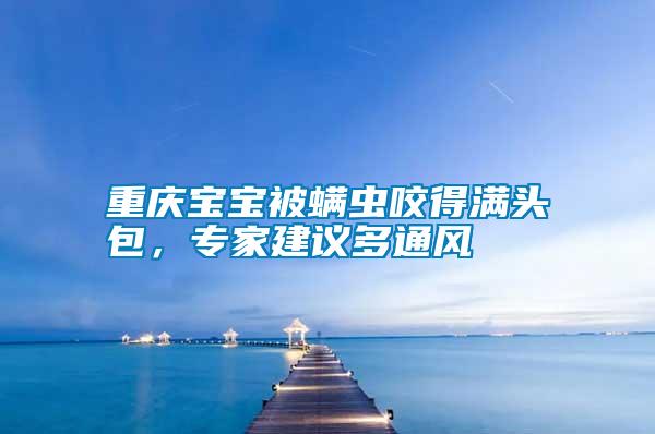 重慶寶寶被螨蟲咬得滿頭包，專家建議多通風(fēng)