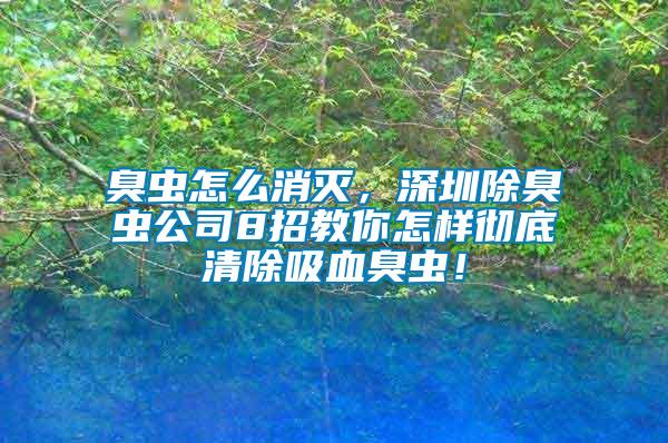 臭蟲(chóng)怎么消滅，深圳除臭蟲(chóng)公司8招教你怎樣徹底清除吸血臭蟲(chóng)！