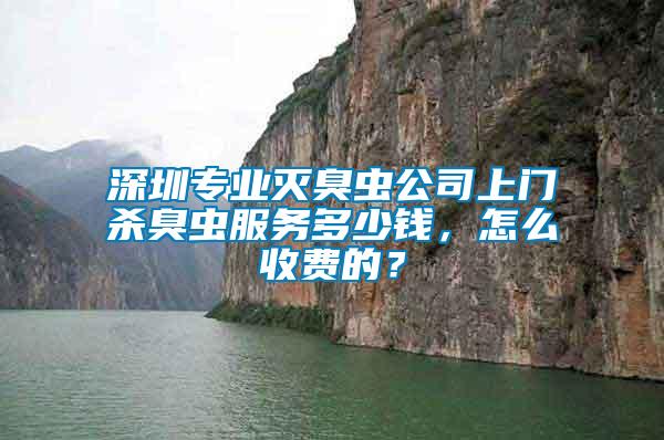 深圳專業(yè)滅臭蟲公司上門殺臭蟲服務(wù)多少錢，怎么收費的？