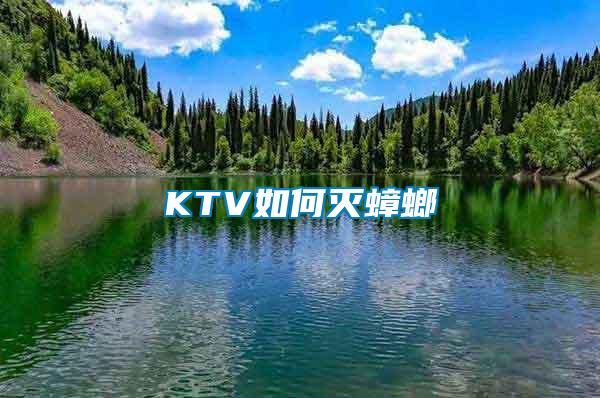 KTV如何滅蟑螂