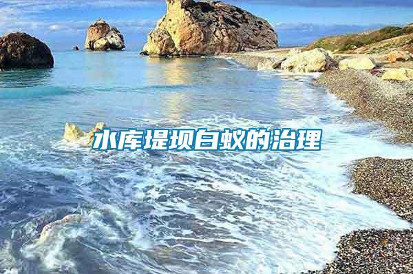 水庫堤壩白蟻的治理