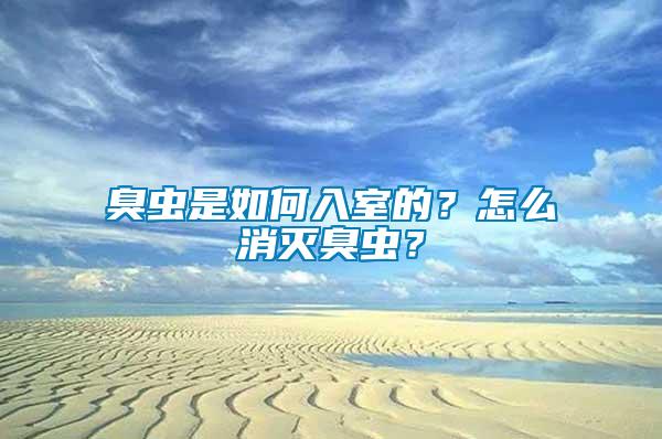 臭蟲是如何入室的？怎么消滅臭蟲？