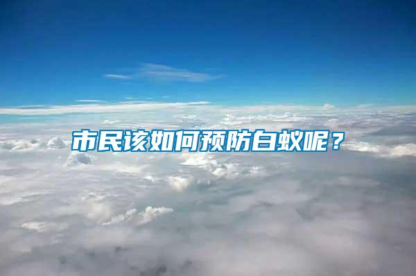 市民該如何預(yù)防白蟻呢？