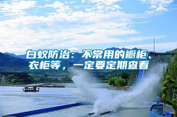 白蟻防治：不常用的櫥柜、衣柜等，一定要定期查看