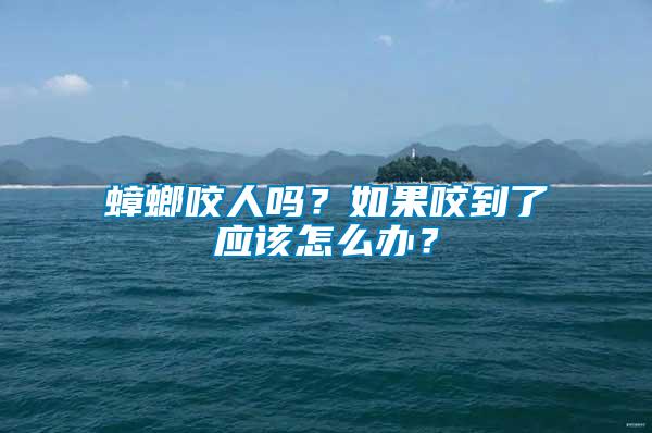 蟑螂咬人嗎？如果咬到了應(yīng)該怎么辦？