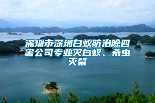 深圳市深圳白蟻防治除四害公司專業(yè)滅白蟻、殺蟲滅鼠