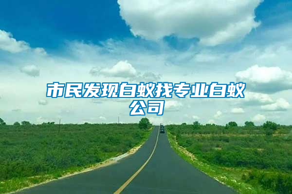 市民發(fā)現白蟻找專業(yè)白蟻公司