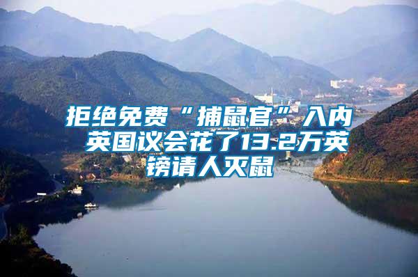 拒絕免費“捕鼠官”入內(nèi) 英國議會花了13.2萬英鎊請人滅鼠