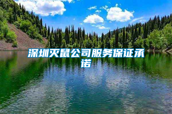 深圳滅鼠公司服務(wù)保證承諾