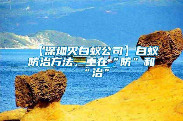 【深圳滅白蟻公司】白蟻防治方法，重在“防”和“治”